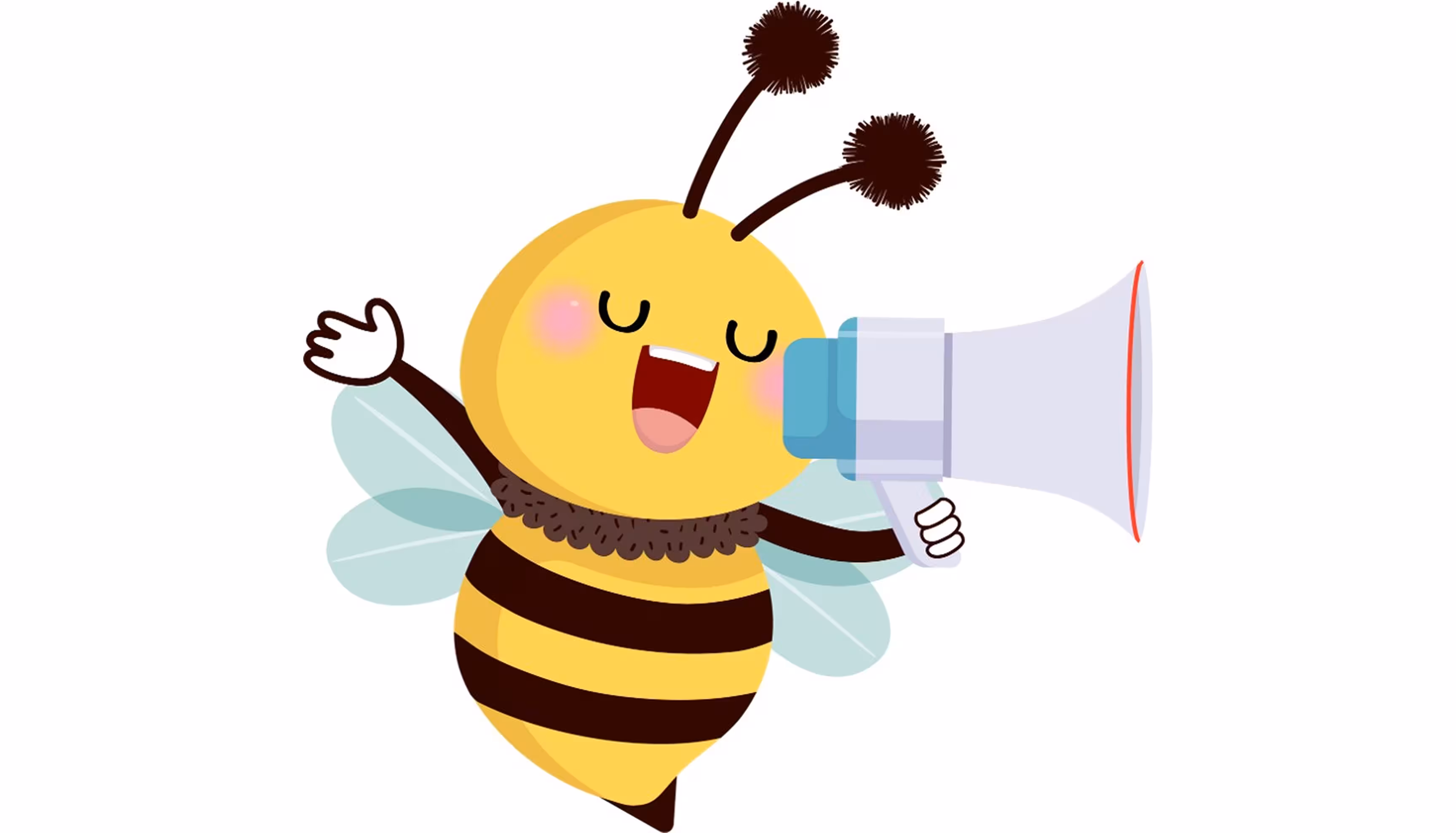 "A bee illustrating the question Qu’est-ce que c’est ?"