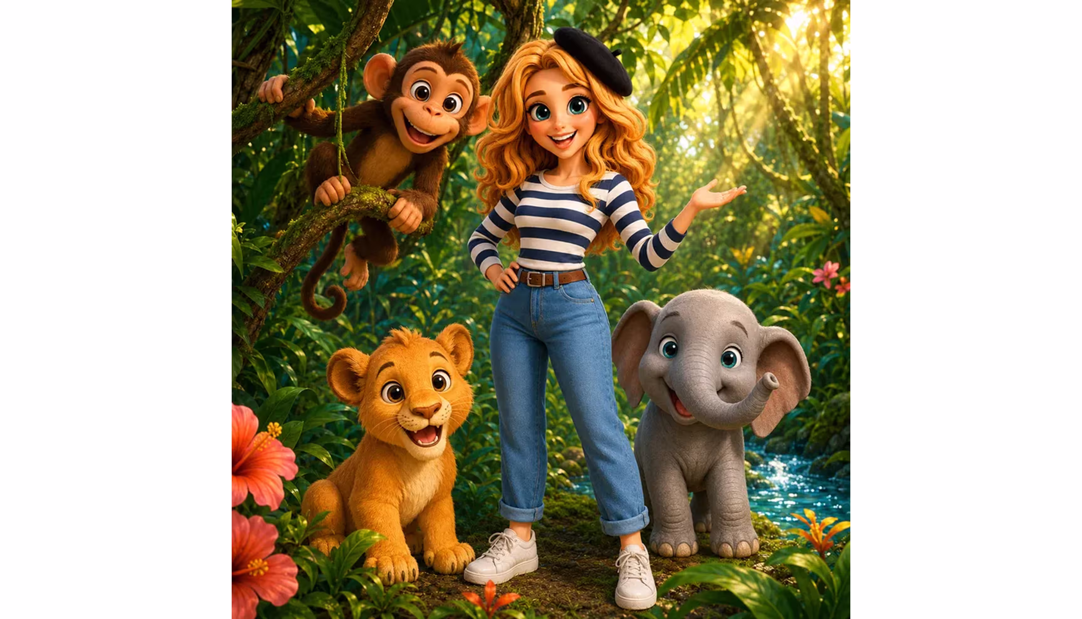 #2 Jungle Adventure! Learn Lion, Singe & Éléphant