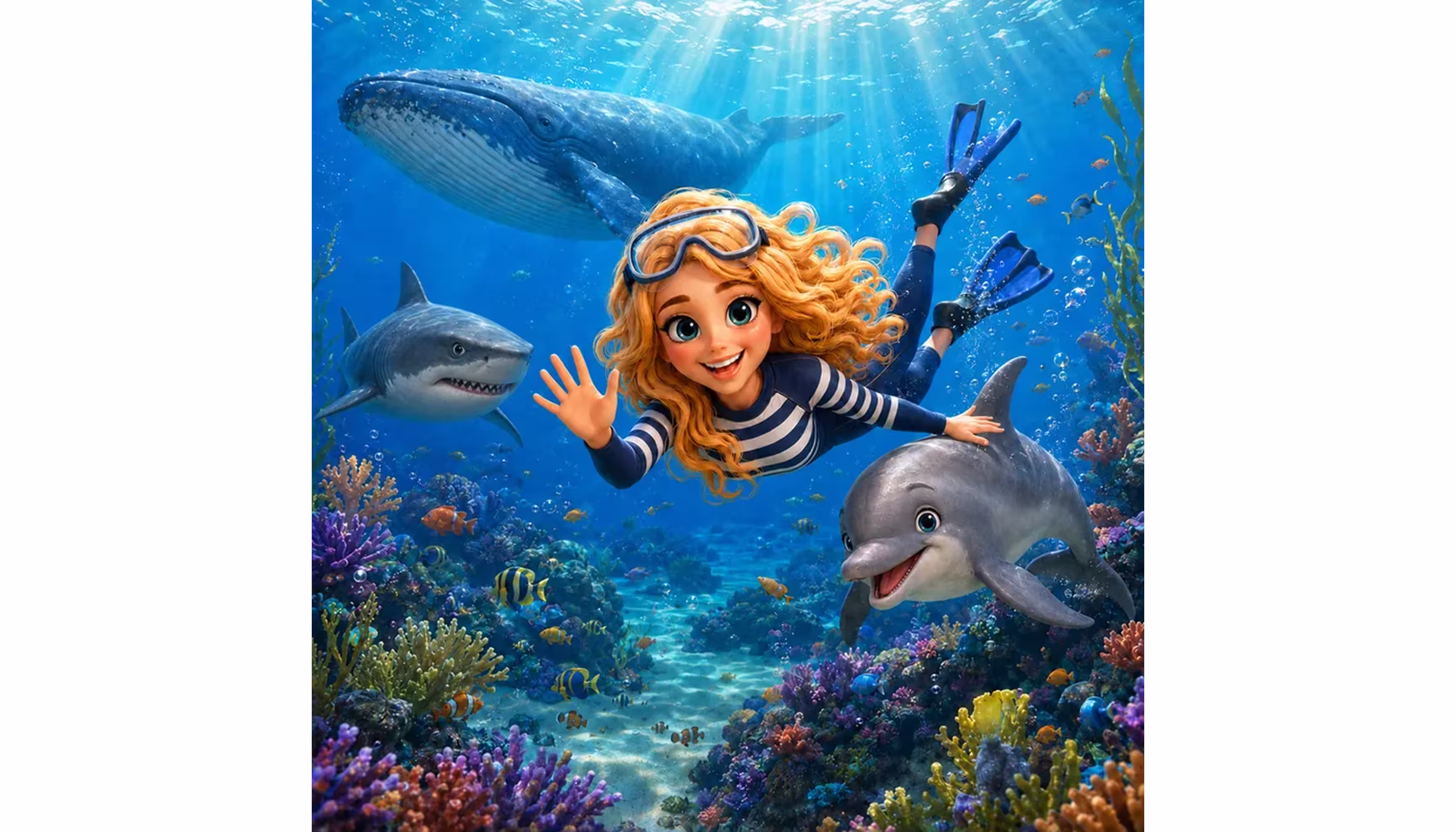 #3 Ocean Adventure! Learn Dauphin, Requin & Baleine
