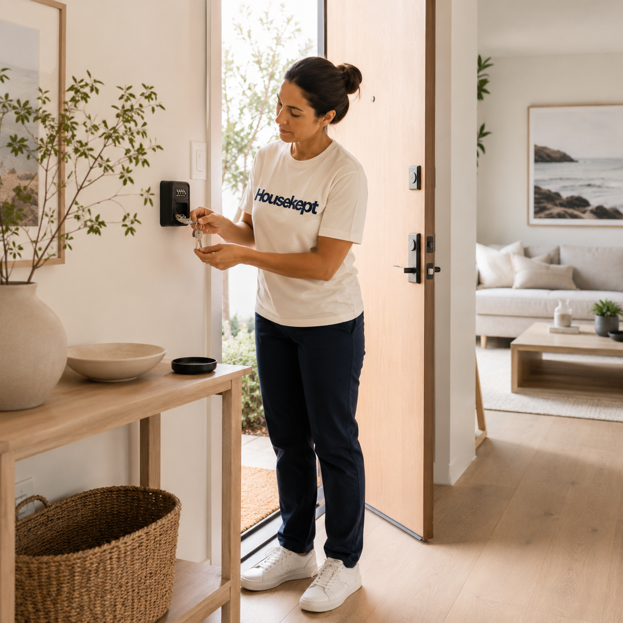 Entrance cleaning