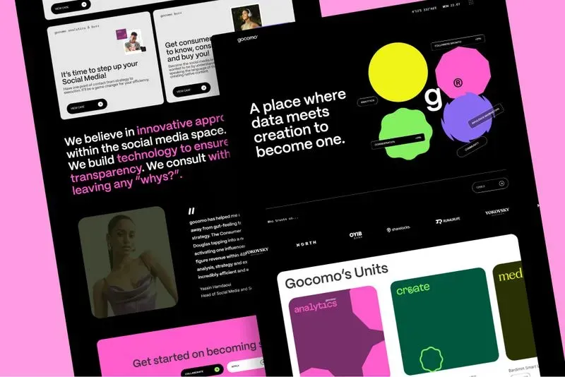 Goccomo Website developed by Webflow Development Agency