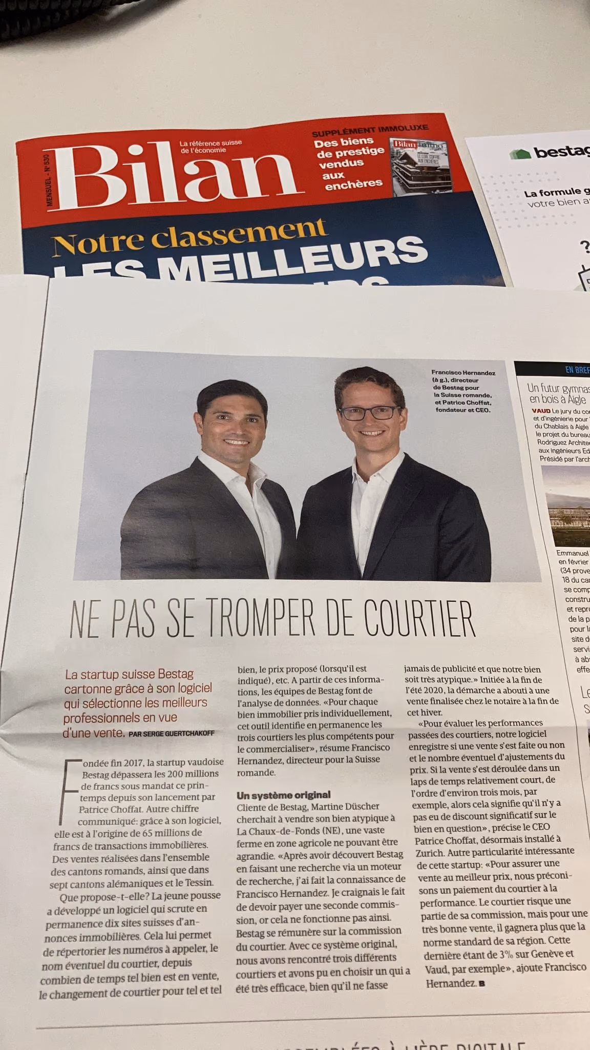 Ne pas se tromper de courtier - Merci Bilan