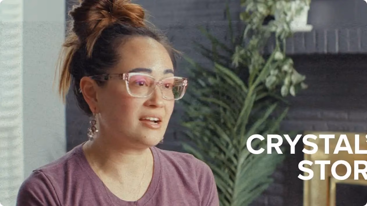 Crystal, who shares her baptism story at Northshore Church.