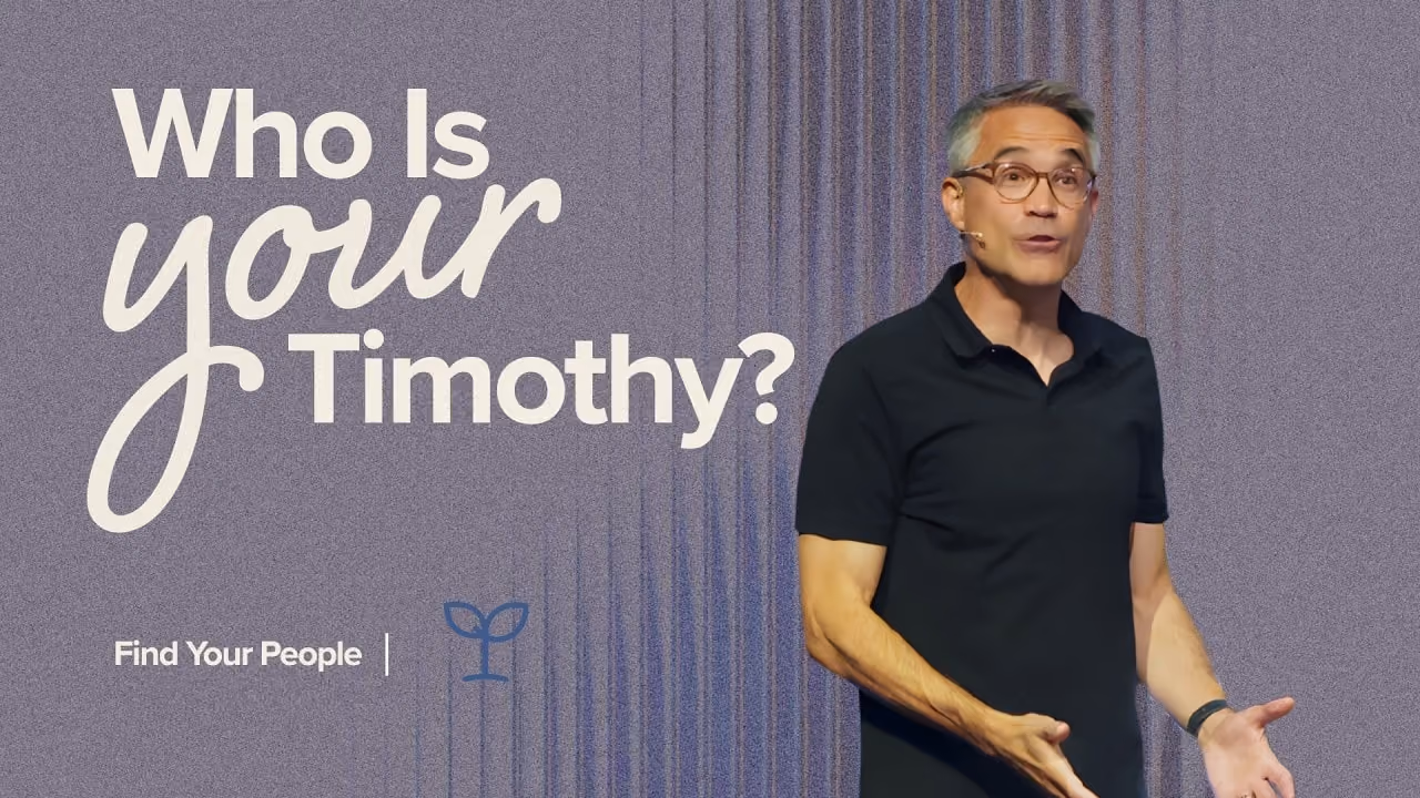 Sermon graphic with image of speaker