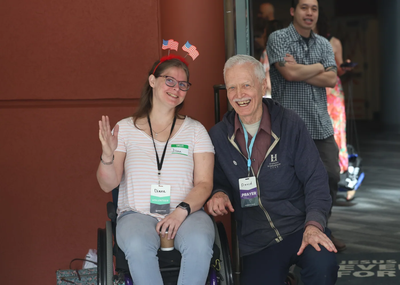 A smiling couple at a Northshore Church event.