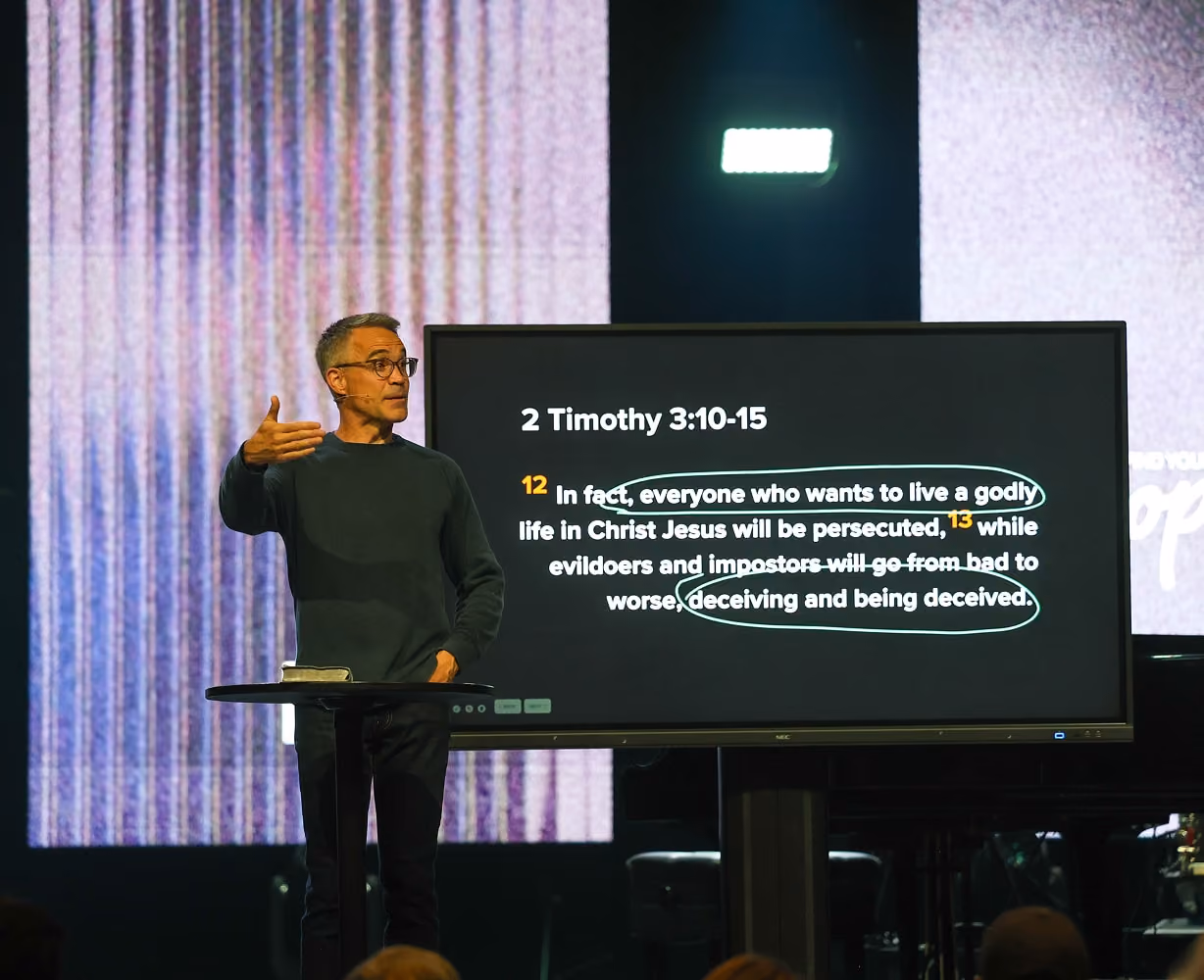 pastor preaching