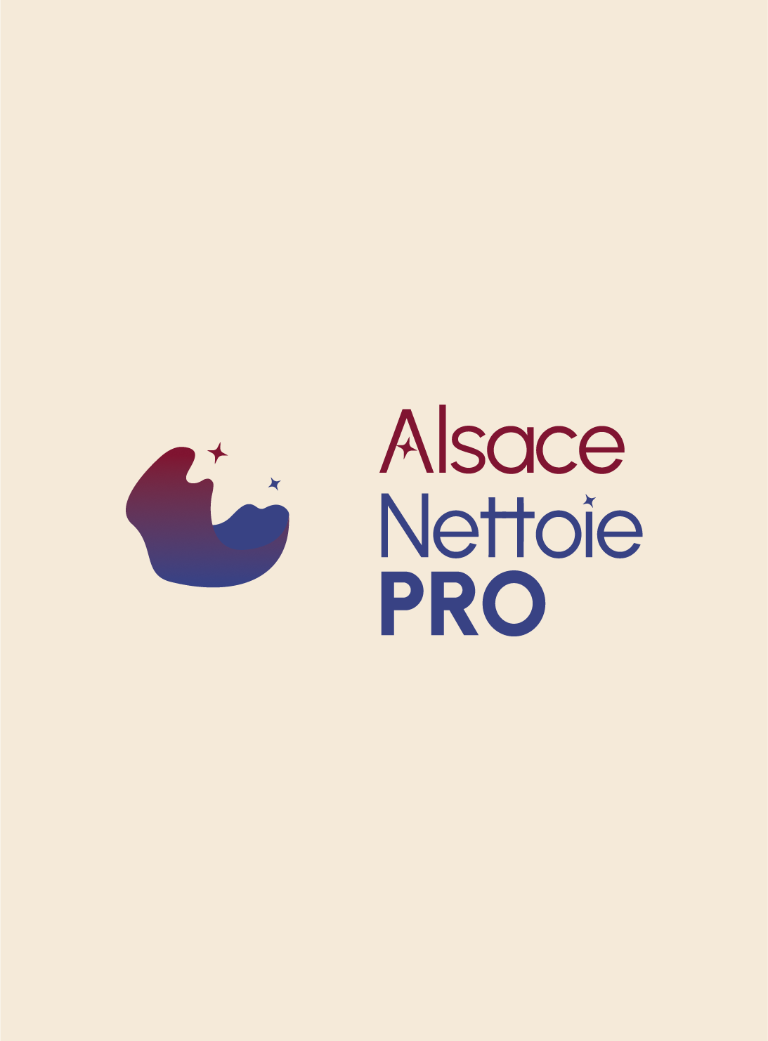 Logo de Alsace nettoie pro client de lia studio
