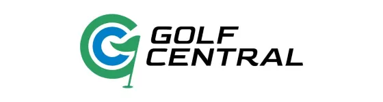 Golf Central logo with stylized green and blue golf ball and flag icon on the left.