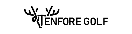 Tenfore Golf logo with stylized deer antlers above the text.