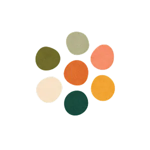 Illustration of a community of dots