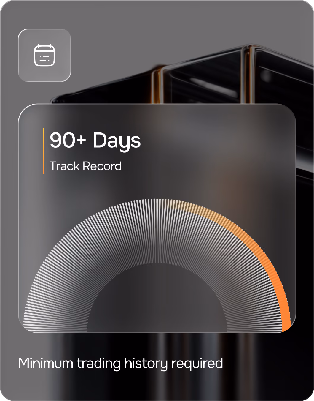 Track record: 90 plus days of verified performance