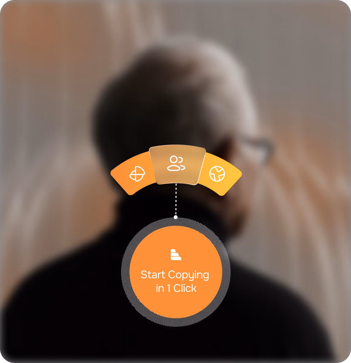 Copy trading, one click
