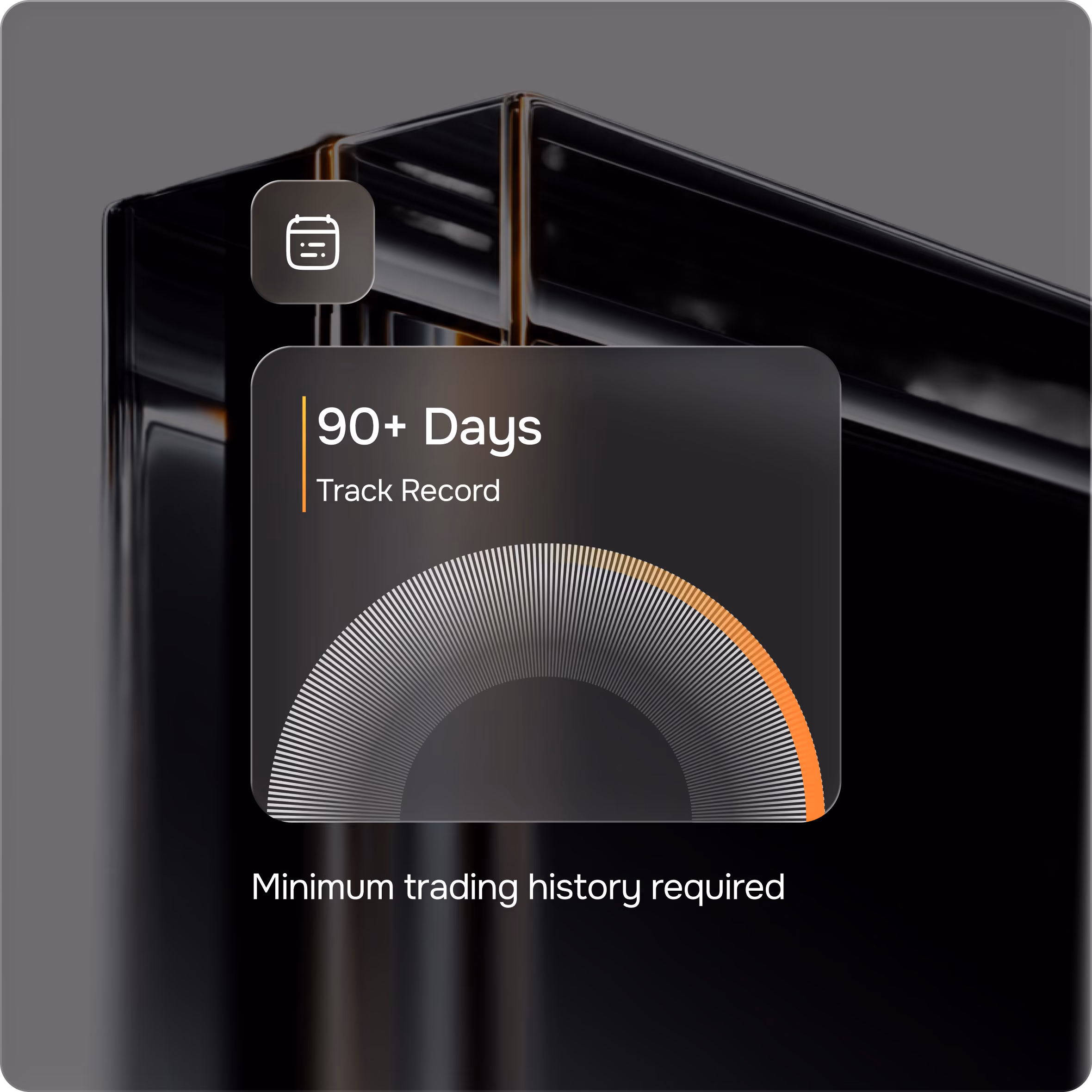 Track record: 90 plus days of verified performance