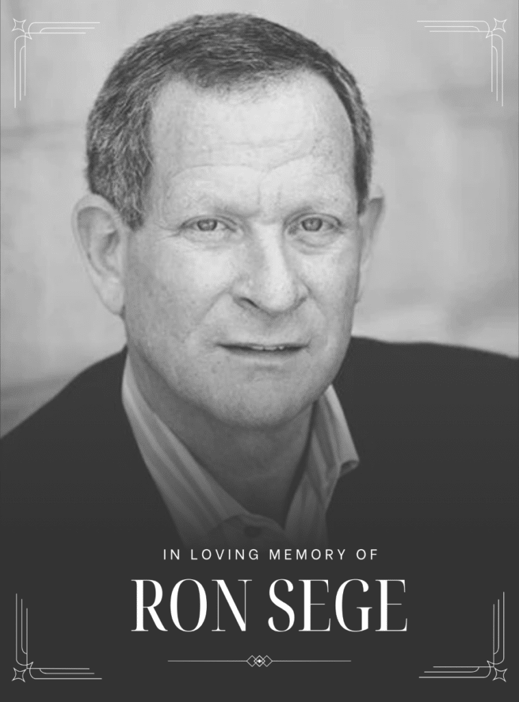 In Loving Memory of Ron Sege