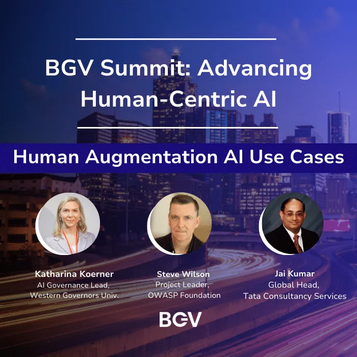 BGV Summit: Human Augmentation AI Use Cases