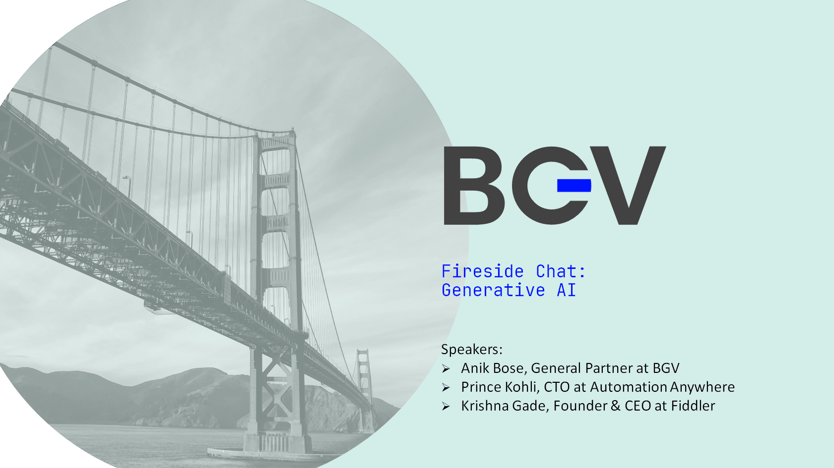 Generative AI Panel with Krishna Gade and Prince Kohli