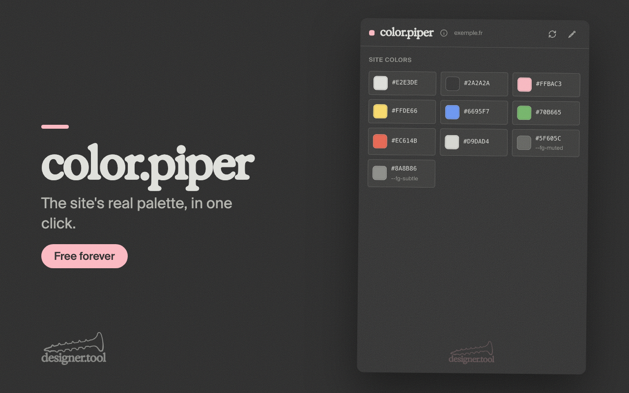 designer.tool — outil Color Picker