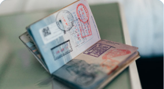 Visa and immigration documents