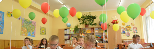 Young children in a classroom