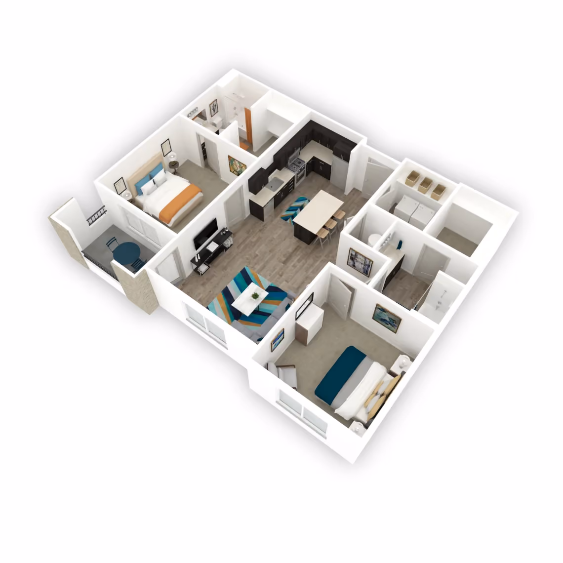 Unity floor plan