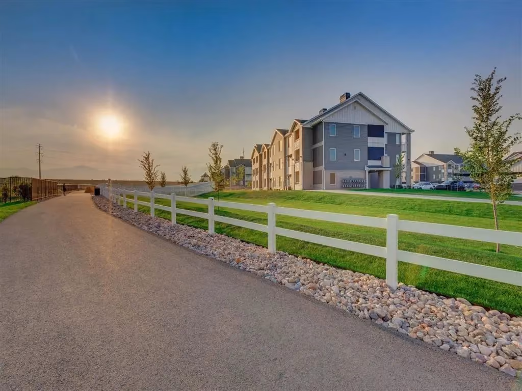 Exterior path on property