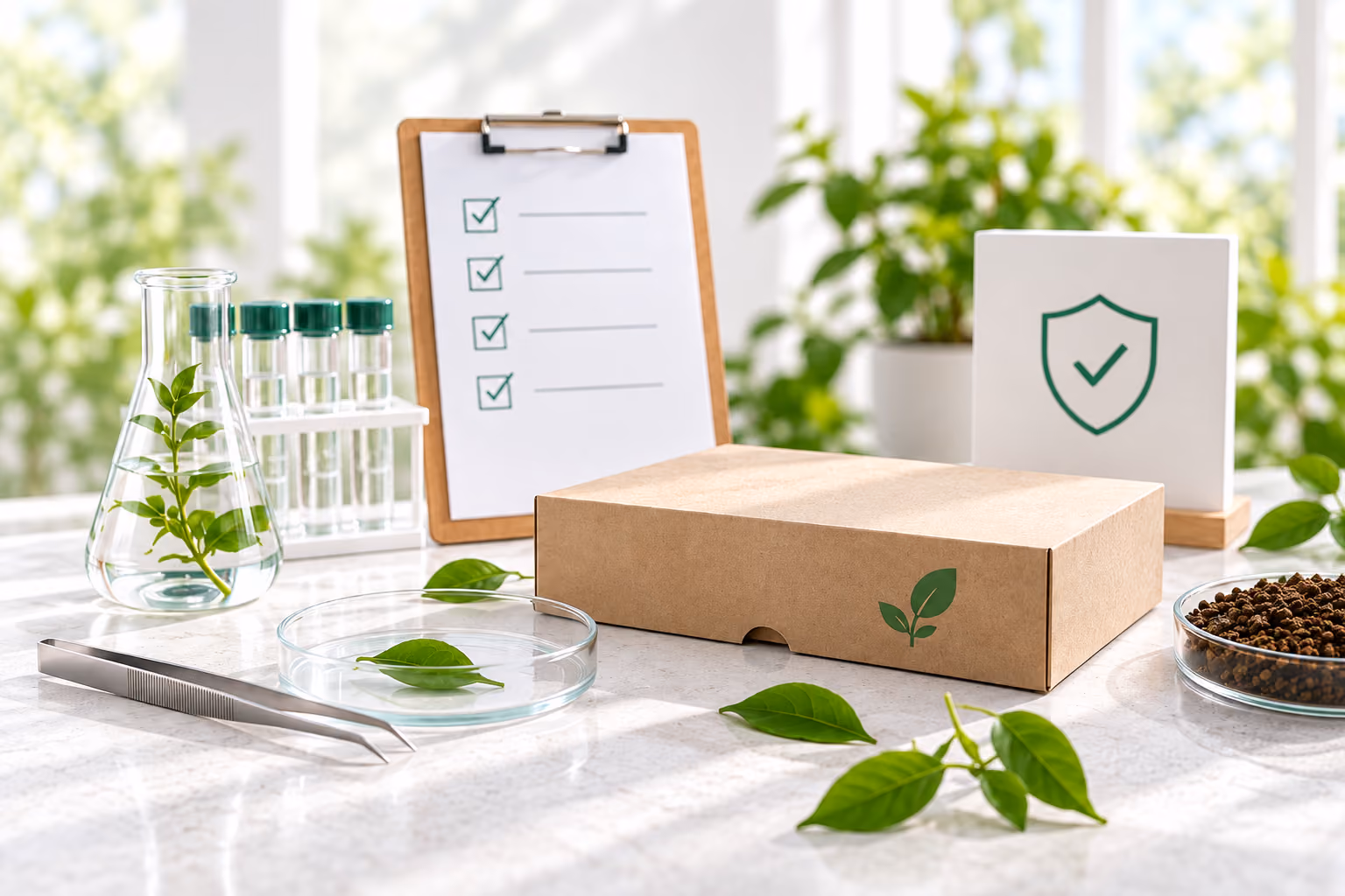 Responsible mushroom production with selected raw materials