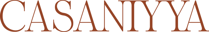 Logo de CasaNiyya représentant un le nom de la marque en élégantes lettres serif.