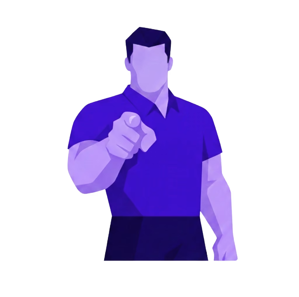 Illustration of a person asked to prove their security