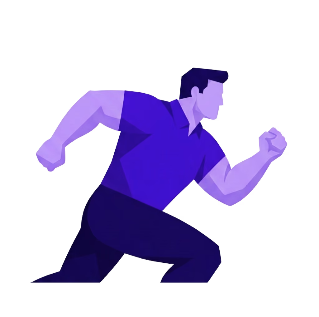 Illustration of a person responding to a security incident