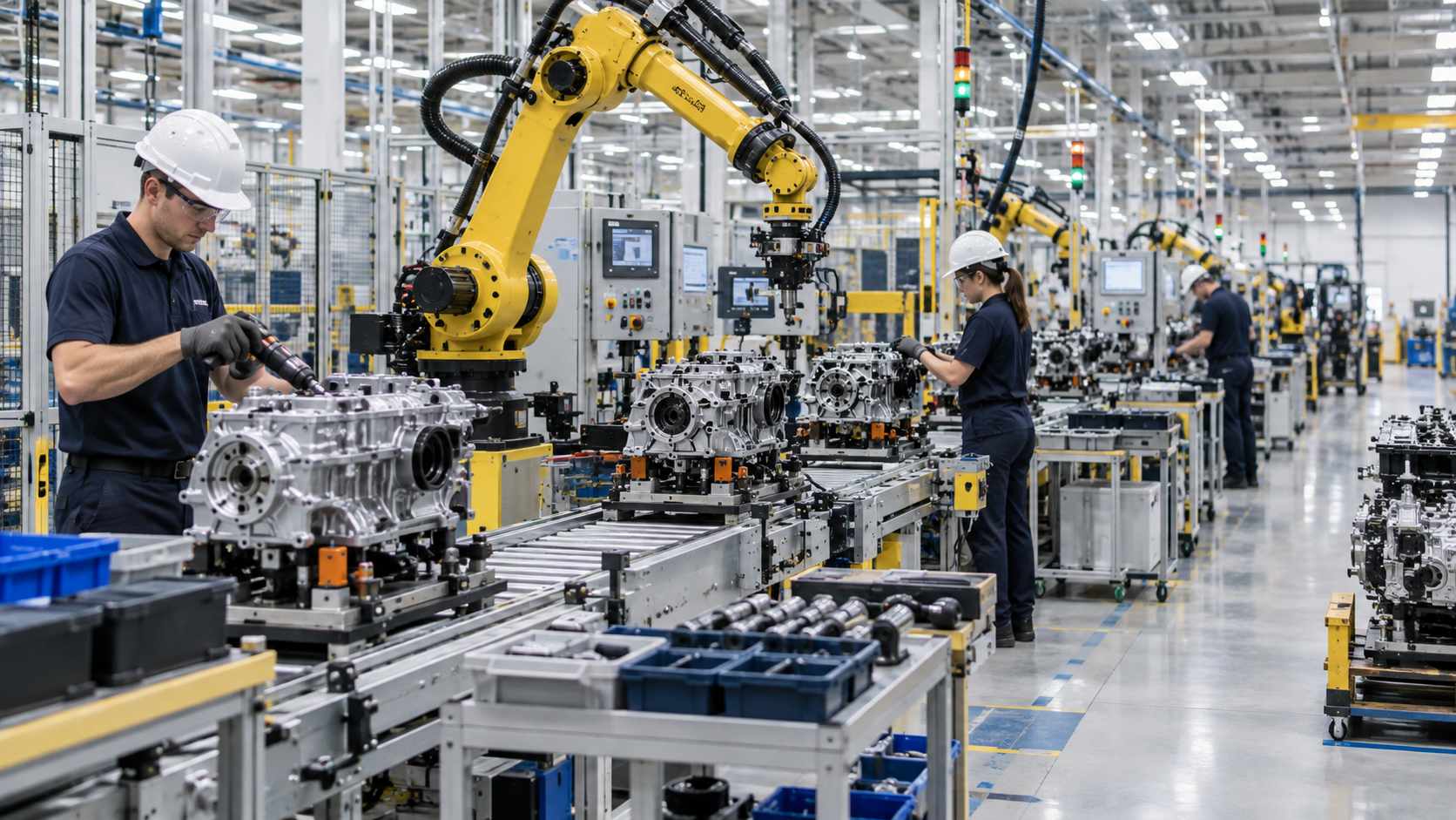 Manufacturing or distribution floor