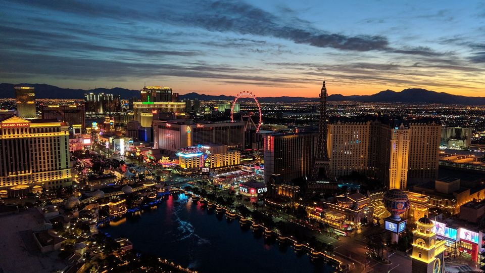 Las Vegas Strip at twilight