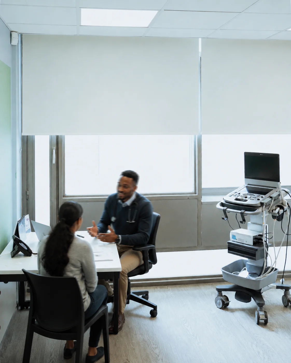 A consultation room at the Veya Fertility clinic