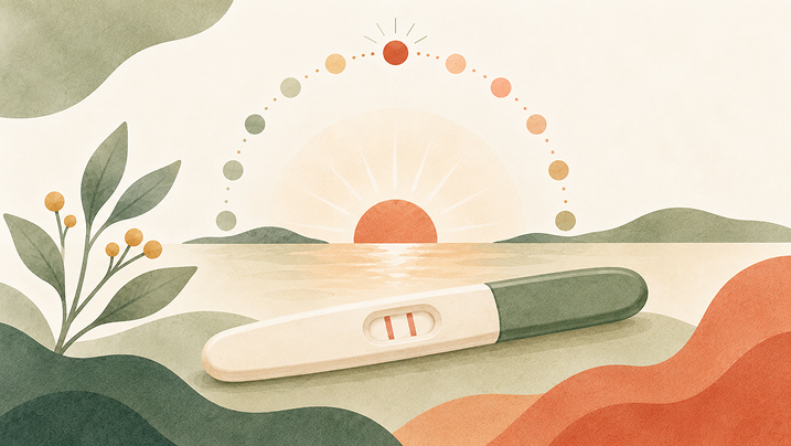 Illustration for IUI step 4: the two-week wait