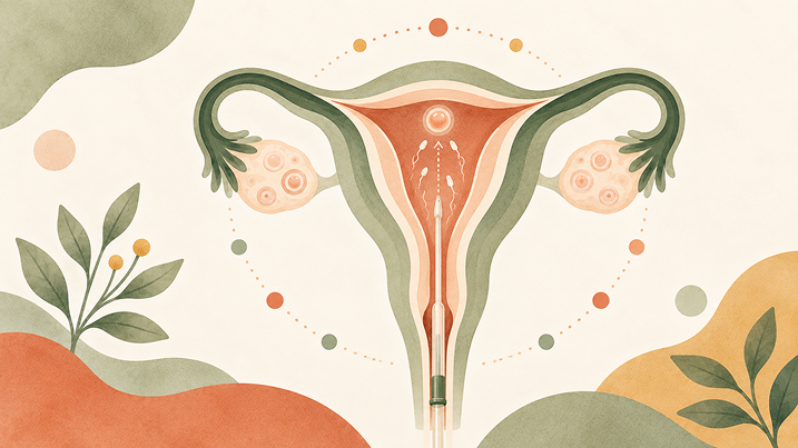 Illustration for IUI step 3: insemination