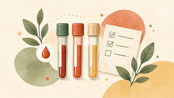 Illustration for fertility testing step 2: your tests, in one visit