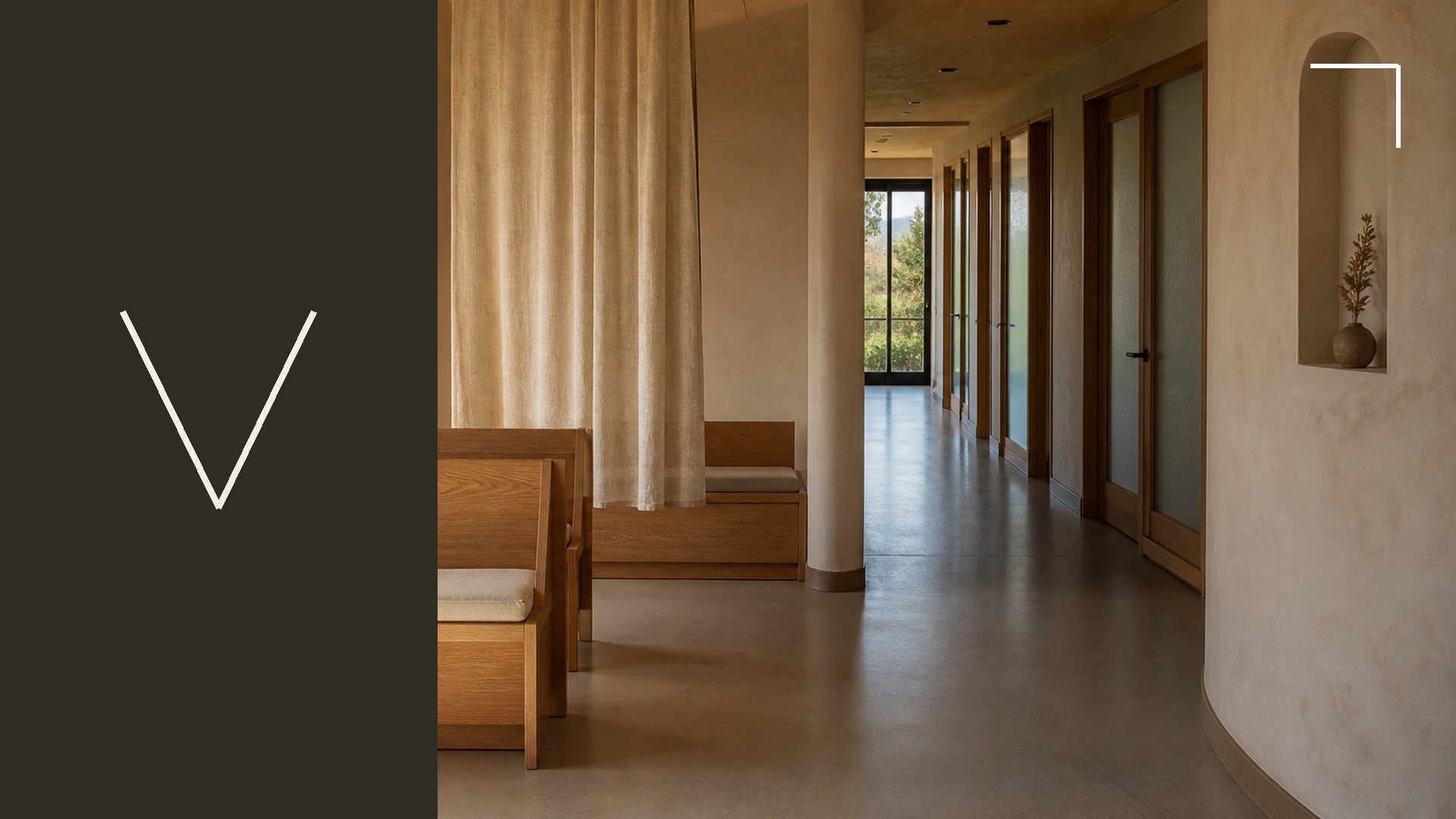 Daylit office interior