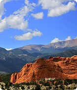 Colorado Springs, Garden of the Gods and Pikes Peak