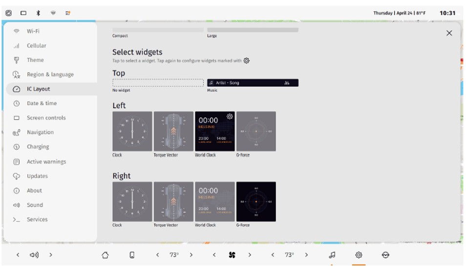 Configurability – widgets