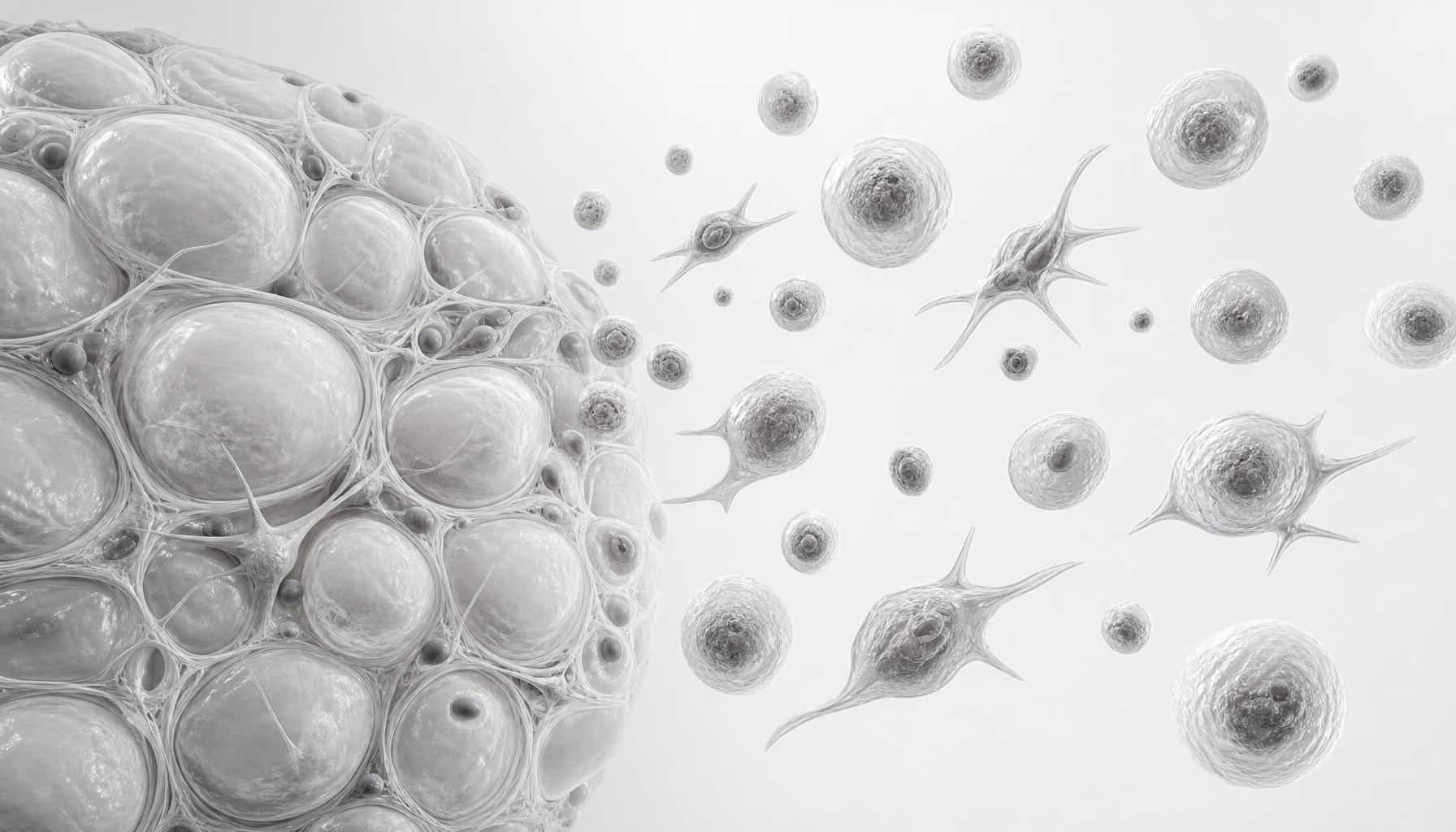 Physician preparing an autologous fat-derived cellular sample for MFAT stem cell therapy