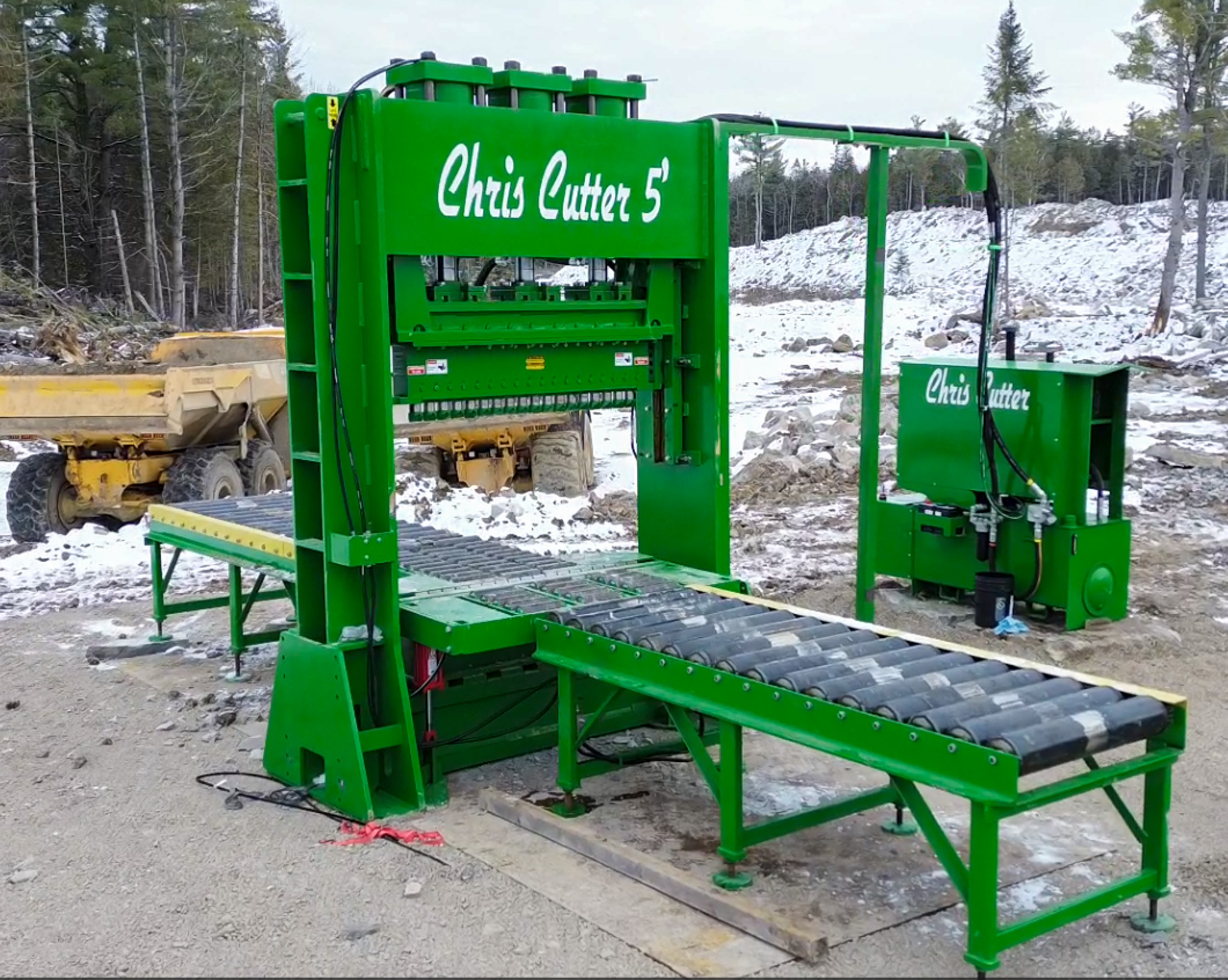 Chris Cutter 350 ton stone splitter