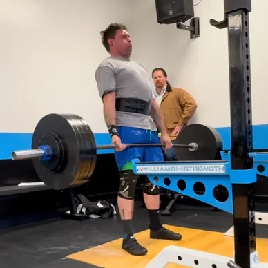 Dany deadlifting at The Strength Club