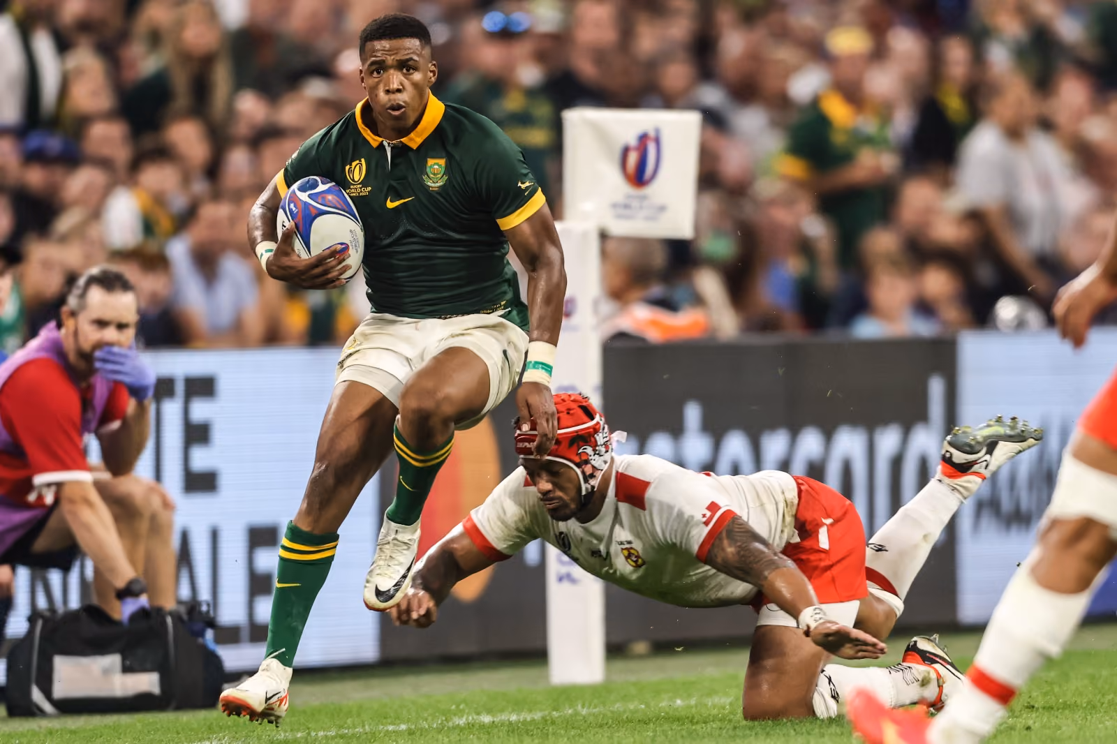 RWC 2023:  Boks Demolish Tonga, Lukhanyo AM To Join Team