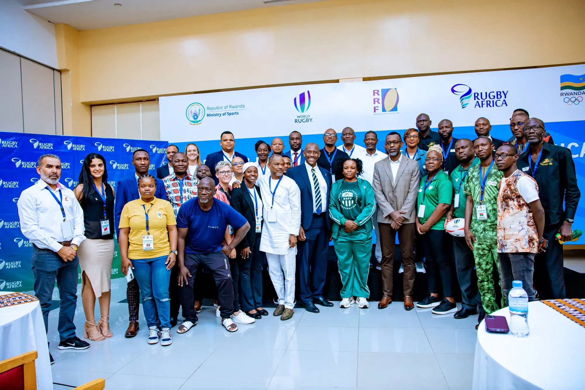 Minister of Sports of Rwanda Welcomes President