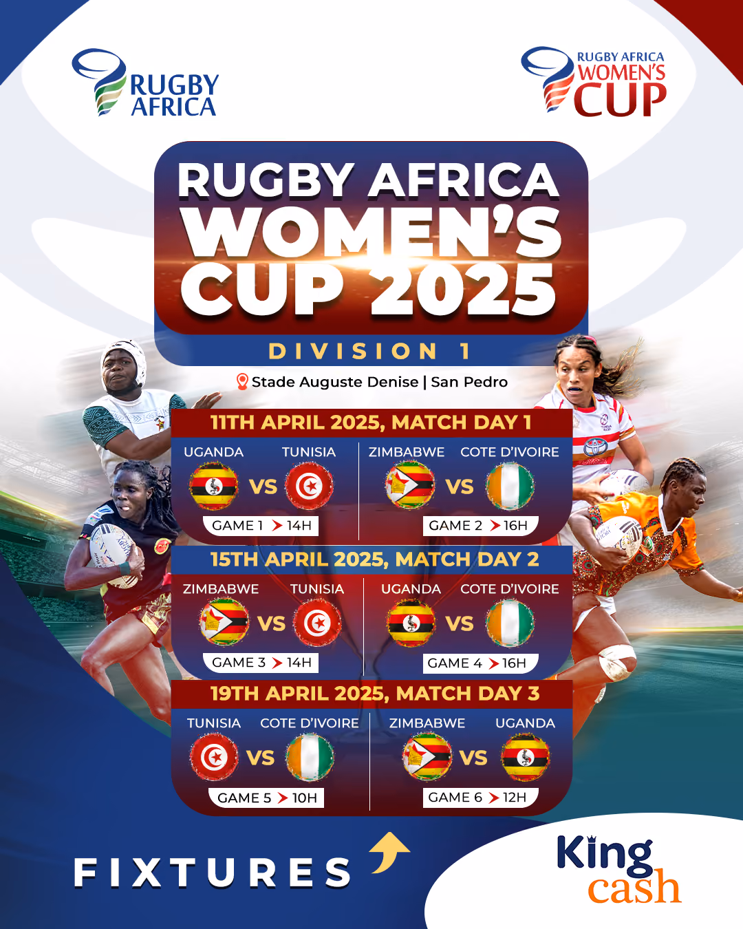 Rugby Africa Women's Cup Division One : Où regarder la première journée aujourd'hui ?