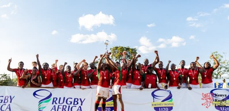 Kenya : Champions d'Afrique de rugby des moins de 20 ans