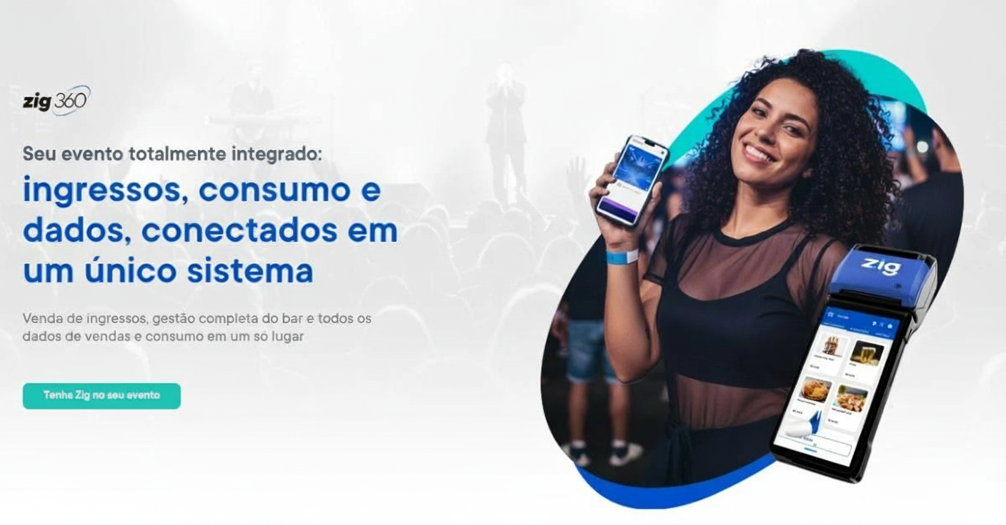 Zig 360°: ainda mais integração entre ingressos, consumo e dados - lp