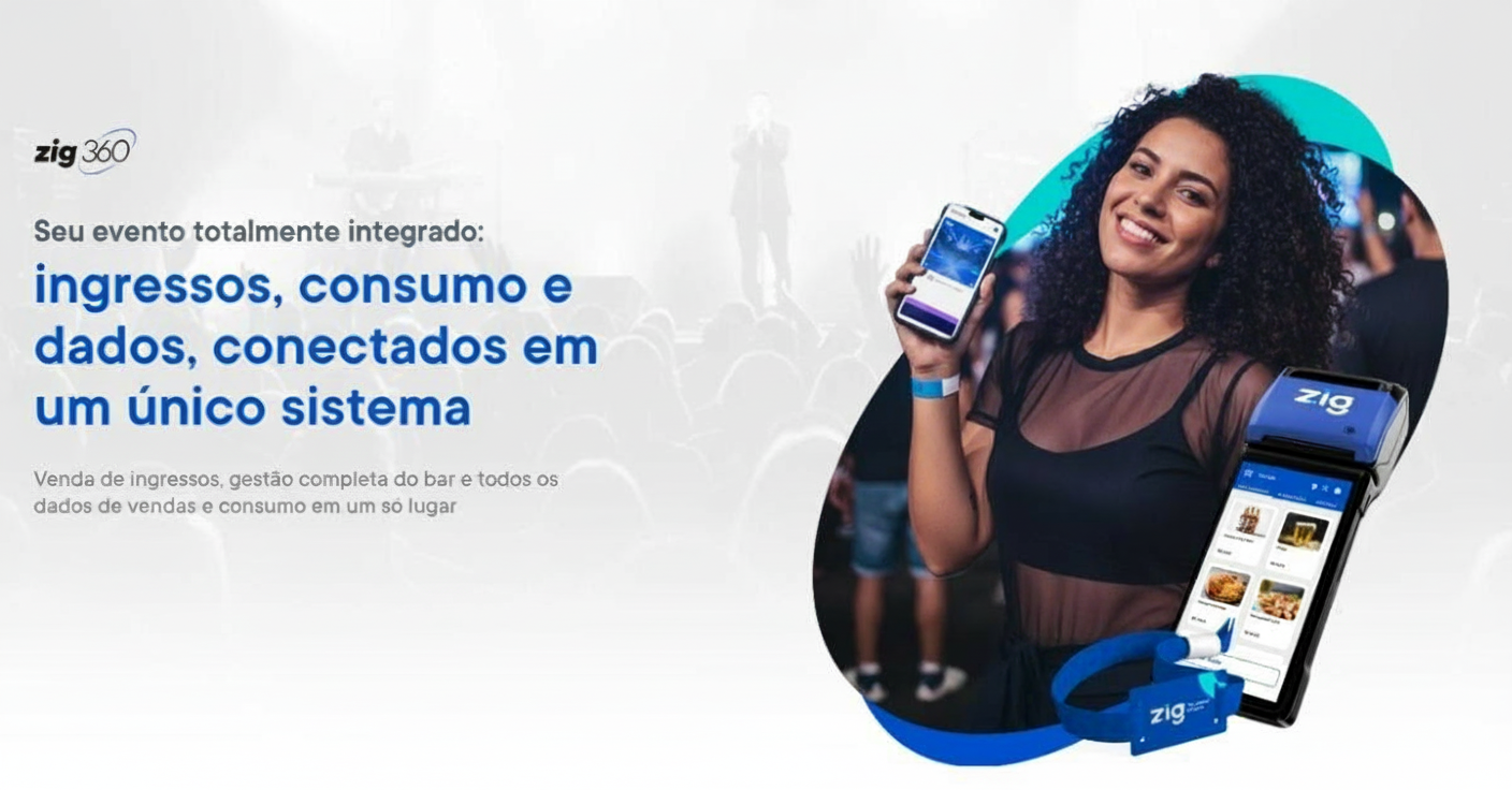 Zig 360°: ainda mais integração entre ingressos, consumo e dados. Sistema para casas noturnas