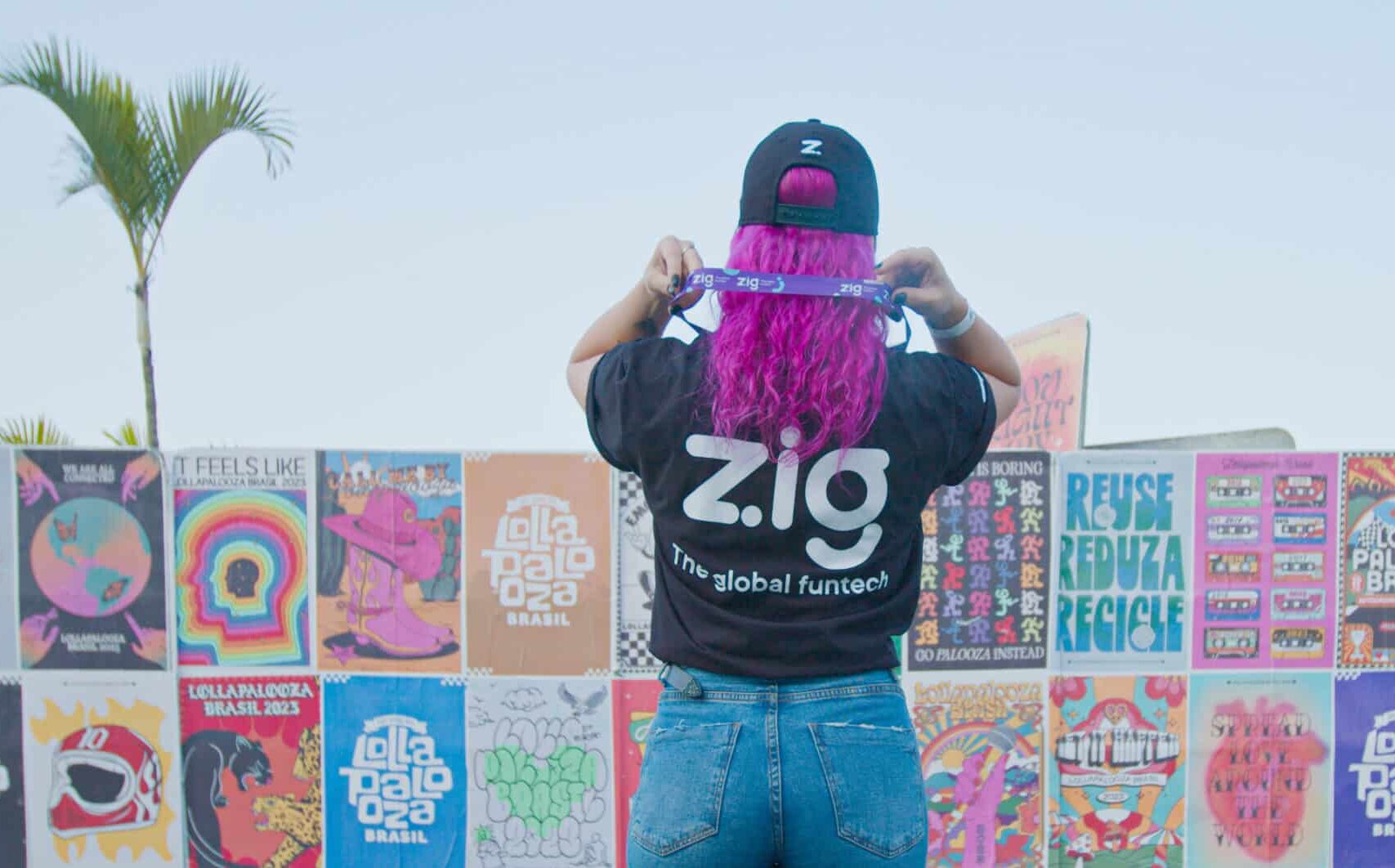 Colaboradora Zig em evento - desafios logísticos em eventos