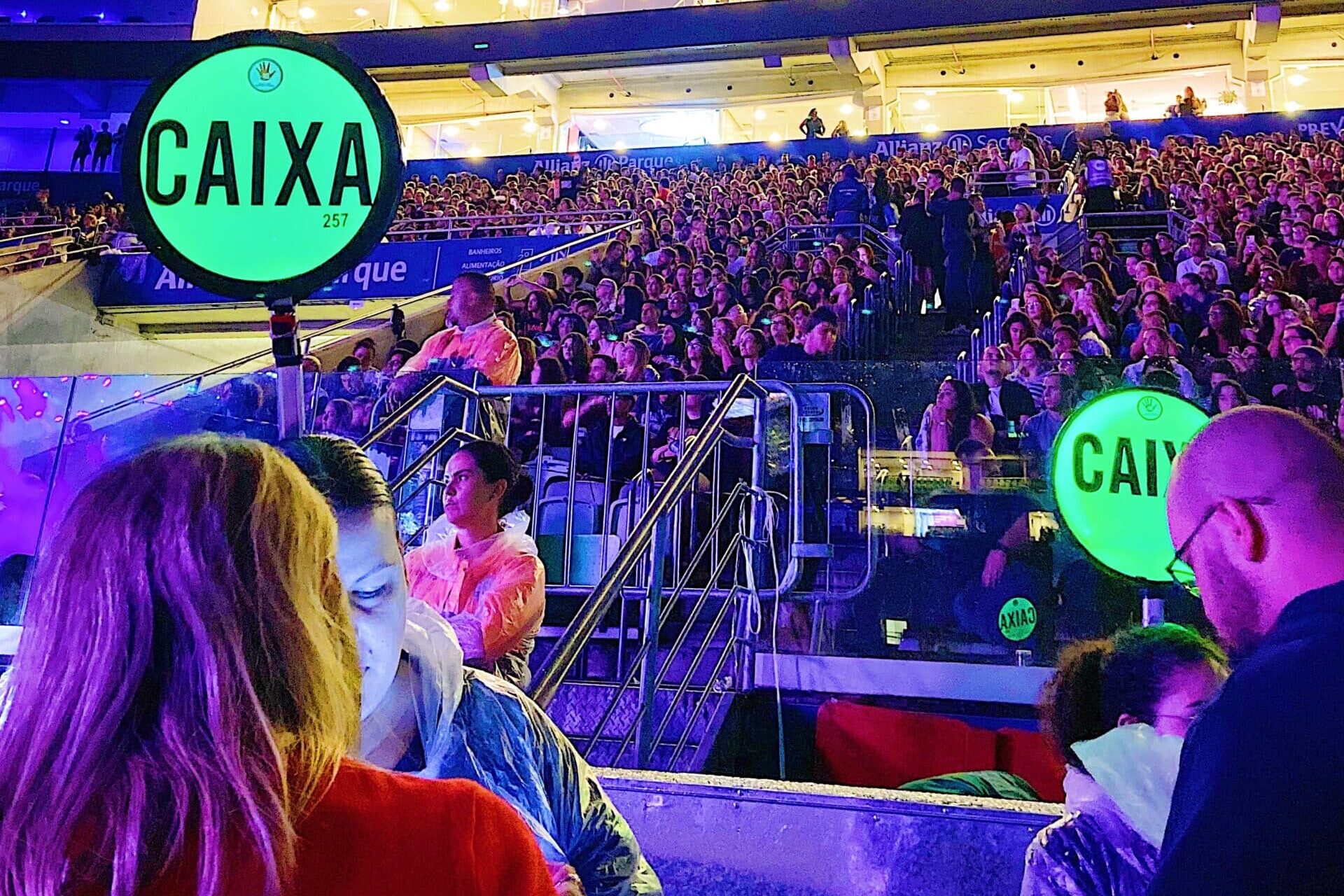 soluções cashless em espaço de eventos