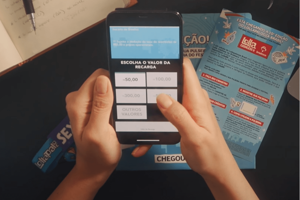 pré-carga nos eventos